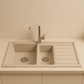 1200mm Square Drop-In Sink