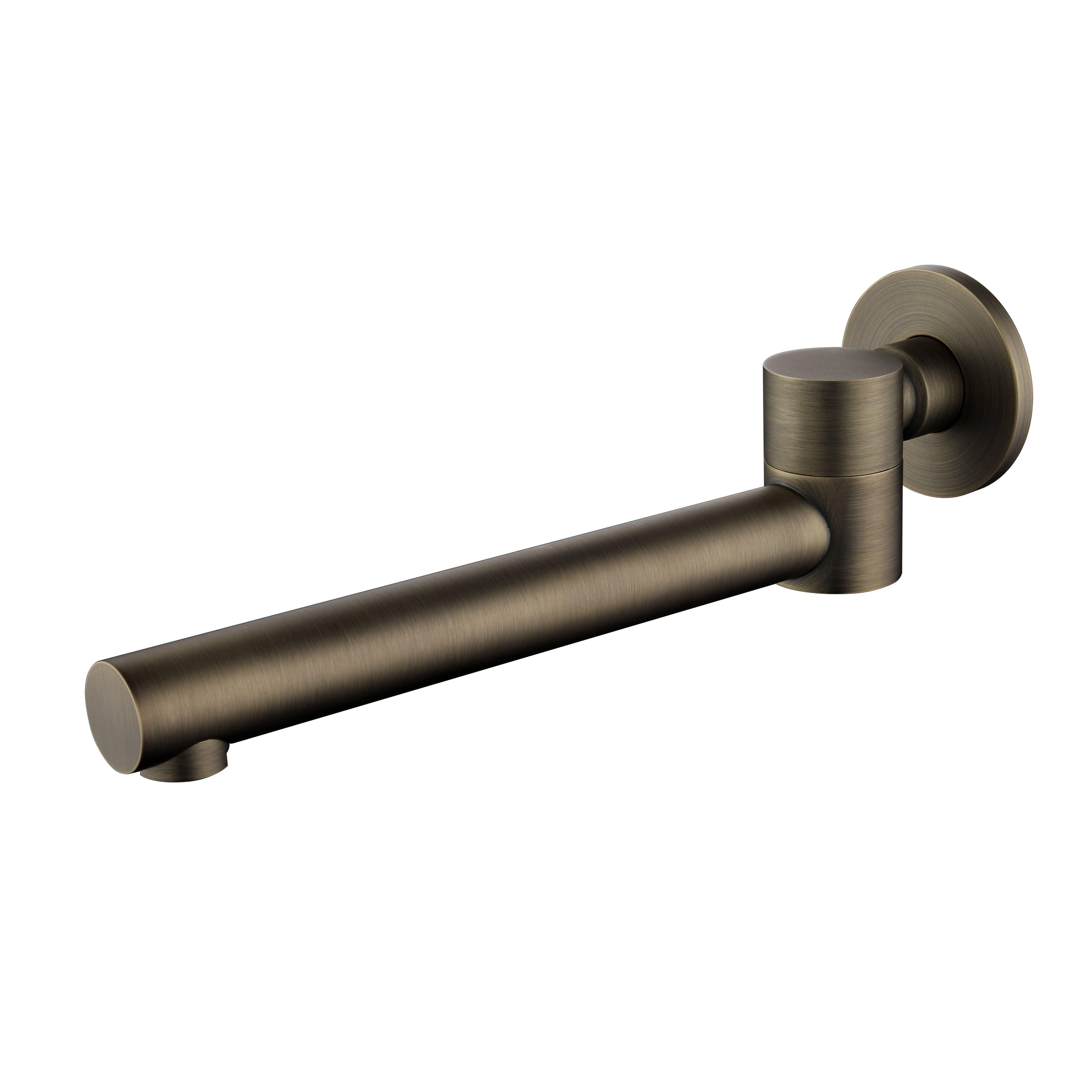 Seville Antique Brass Bath Spout – Swivel