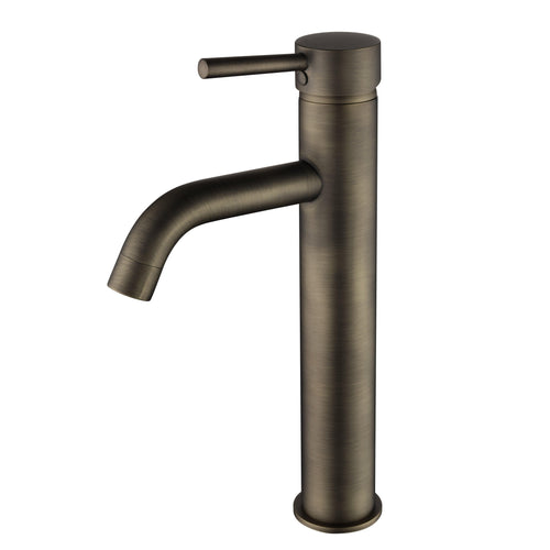 Seville Antique Brass Tall Basin Mixer