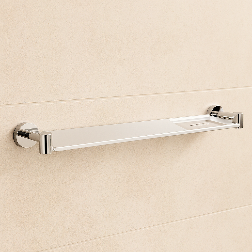 Chrome Metal Shelf