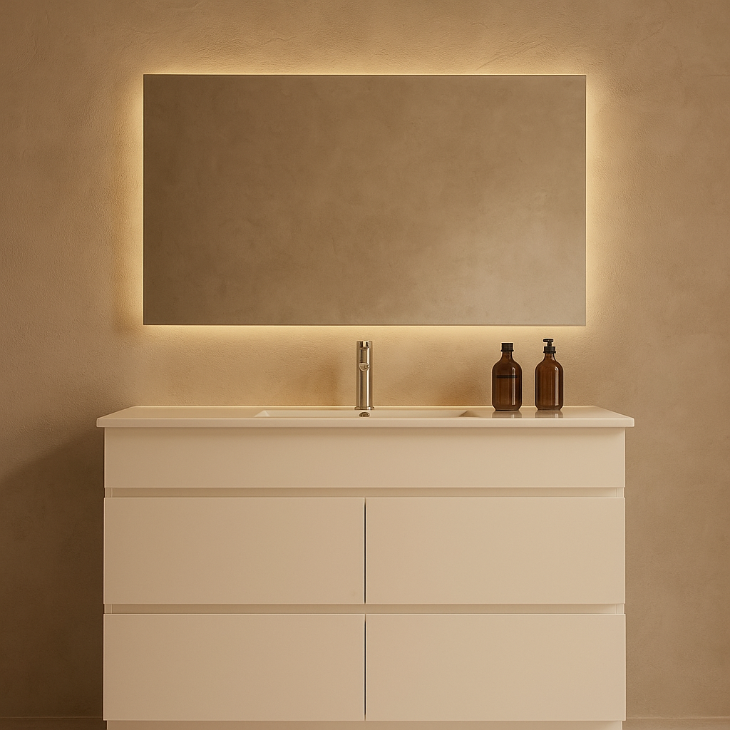 Core 1200W Freestanding Vanity 460mm – Gloss White Finish with Soft Close Drawers