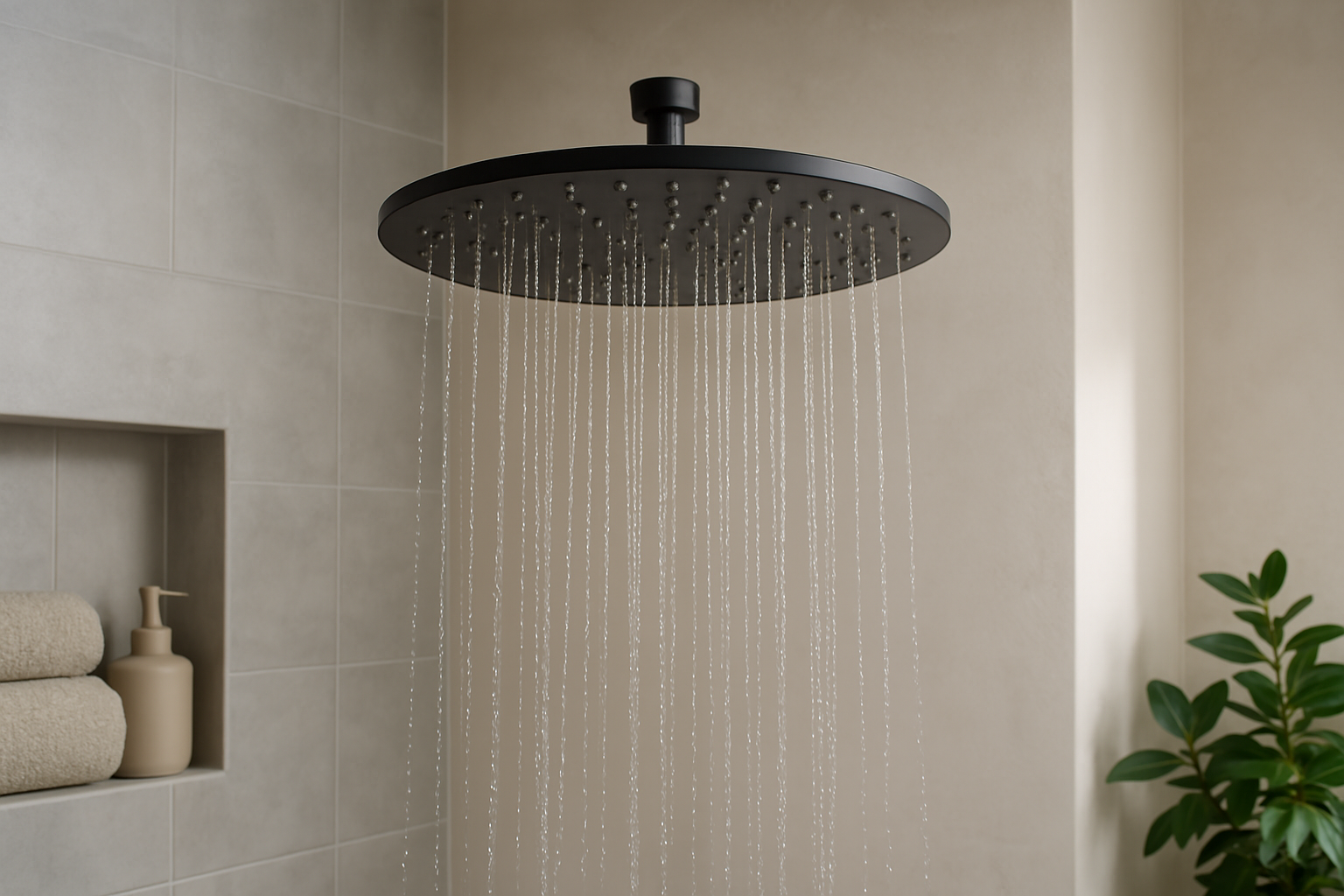 Cordoba Gunmetal Shower Head 250mm