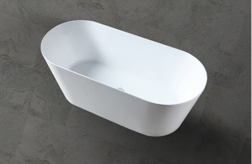 Olivia 1500mm Freestanding Bath – Ultra Slim Rim Acrylic Bath