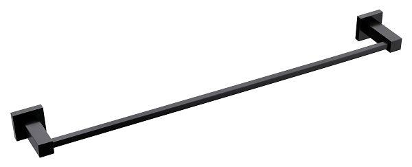Onix Black Square Single Towel Rail