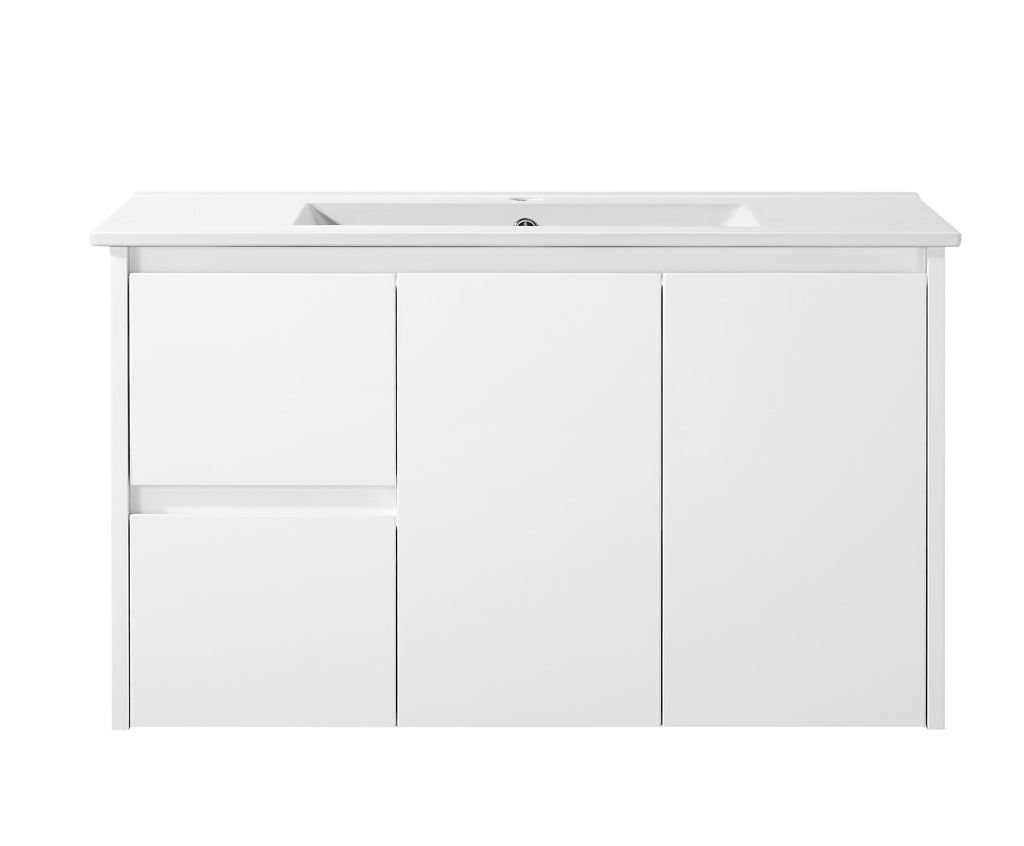 Sierra 900 Wall Hung 360mm  Vanity – Gloss or Matt Finish with Soft Close Drawers